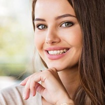 woman with attractive smile